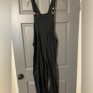 Natural Life Wide-Leg Black Jumpsuit
